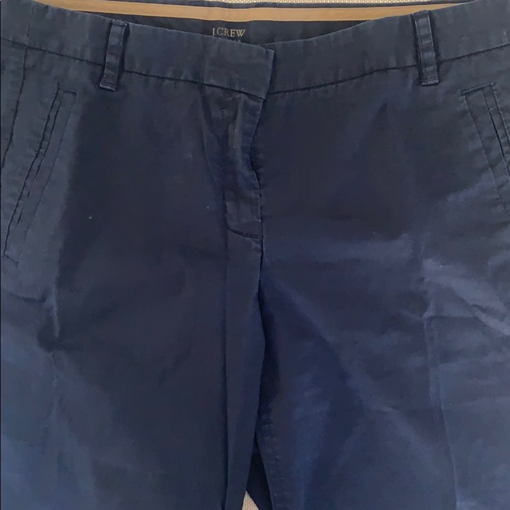 10" navy bermuda stretch chino short